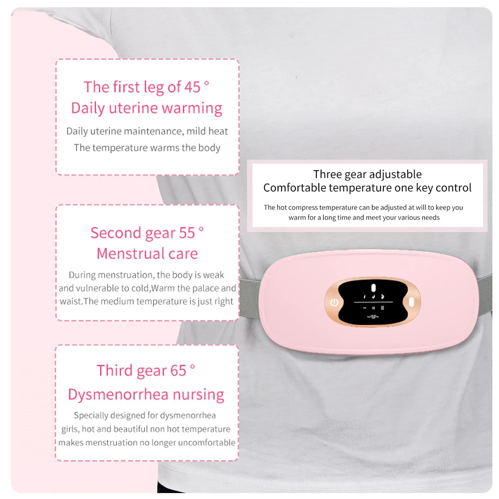 Cinturón Warm Palace. Masajeador eléctrico para cólicos menstruales.