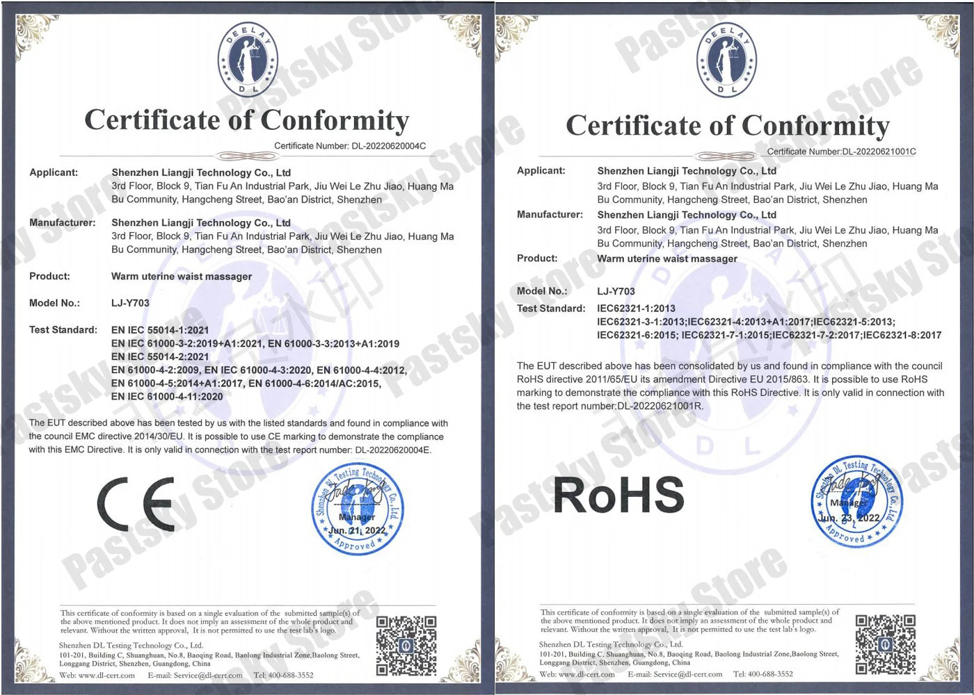 Cinturón Warm Palace. Masajeador eléctrico para cólicos menstruales.