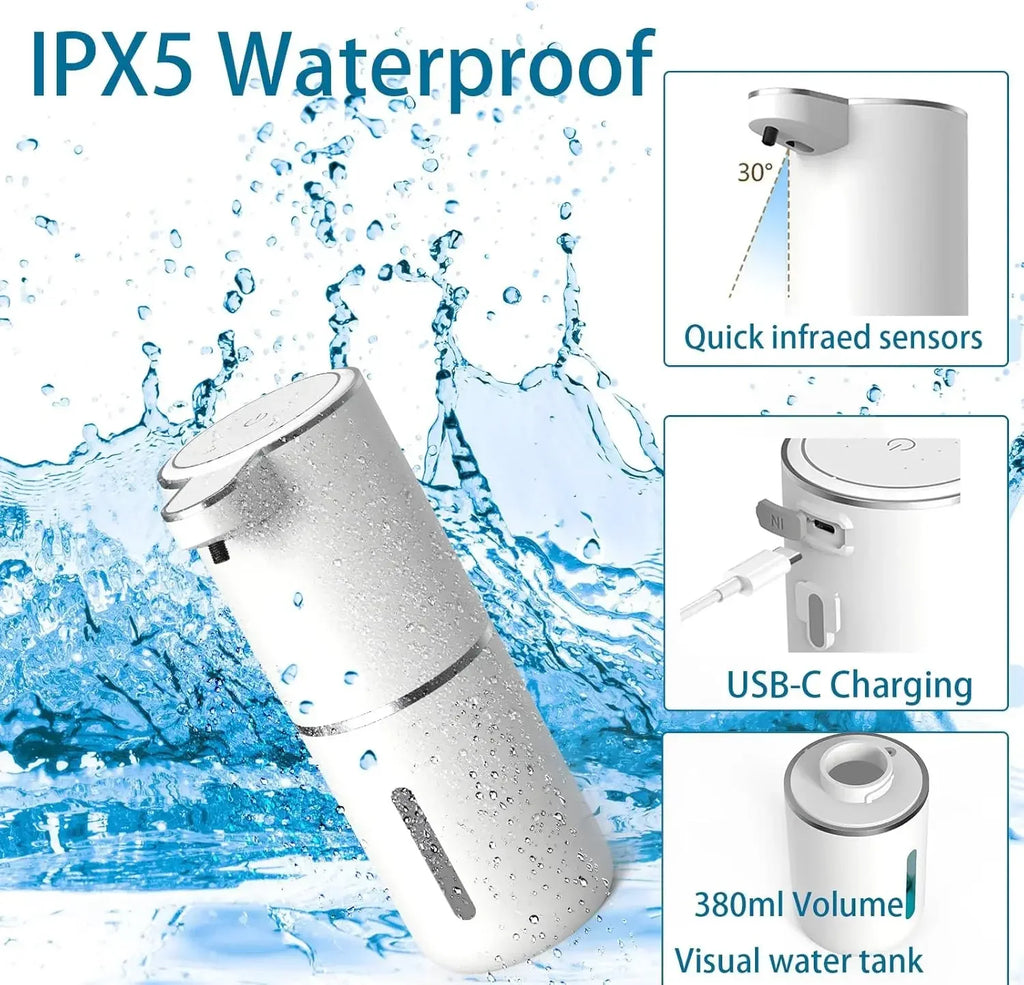 Dispensador automático de jabón líquido y espumoso